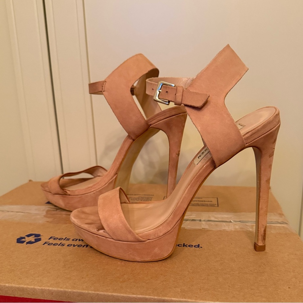 Steve Madden Tan Suede High Heels